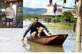 Nước hồ thủy điện Đồng Nai 2 dâng cao, 40 hộ dân ngập nặng