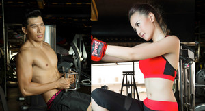 Ngọc Tình, Khánh Ngân khoe body chuẩn