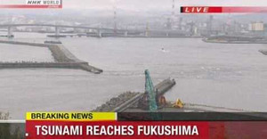 Trực tiếp: Động đất 7,3 độ richter, sóng thần ập vào bờ biển Nhật Bản