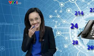 BTV Hoài Anh bật cười khi đang dẫn Thời sự