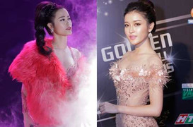 Á hậu Huyền My diện váy xuyên thấu, đọ vẻ gợi cảm với Đông Nhi