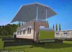 Căn nhà chục tỷ đồng có thể 'đi lại' khắp nơi theo ý muốn