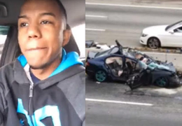 Vừa phóng xe 186km/h vừa livestream Facebook, thanh niên đâm sầm vào xe rác nguy kịch