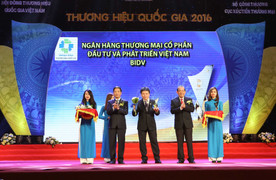 BIDV lần thứ 5 liên tiếp được vinh danh “Thương hiệu Quốc gia”