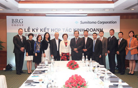 Tập đoàn BRG và Tập đoàn Sumitomo ký kết hợp tác kinh doanh