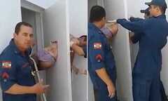 Tù nhân cố chui qua lỗ đưa thức ăn bé xíu để vượt ngục và cái kết 'khó đỡ'
