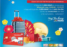 'Giờ Vàng' cho chủ thẻ tín dụng JCB VietinBank