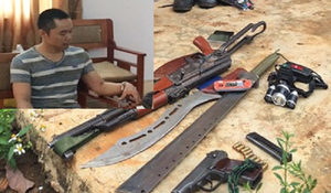 Cuộc vây bắt nghẹt thở kẻ chuyên sử dụng 'hàng nóng' trên đồi cà phê