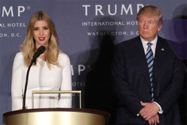 Ivanka ngày càng tham gia nhiều vấn đề của ông Donald Trump