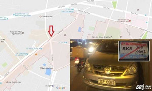 Xe gắn thẻ ra vào Bộ Công an đậu xe ngược chiều giờ cao điểm: CSGT nói gì?