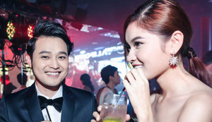 Á hậu Thuỳ Dung hạnh phúc vì được gặp thần tượng Quang Vinh