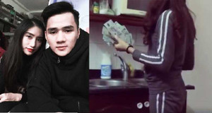 Cô gái trẻ đăng tải clip bị bạn trai 'hành hung' bằng tiền