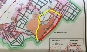 Dân muốn làm đường thẳng, xã 'bắt' đóng tiền mở đường vòng