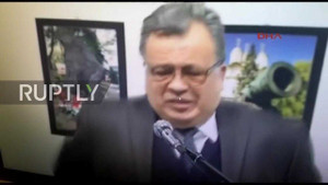 Khoảnh khắc Đại sứ Nga tại Thổ Nhĩ Kỳ bị bắn chết qua camera an ninh