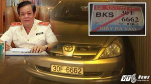 Xe gắn thẻ ra vào Bộ Công an ngang ngược đậu ngược chiều: Tổng cục trưởng Tổng cục IV lên tiếng