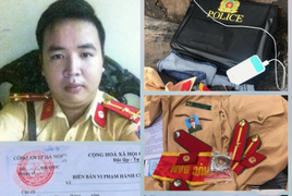 Bị CSGT bắt, giả danh công an hòng thoát tội