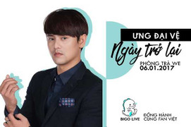 Ưng Đại Vệ 'họp fans' trên Bigo Live