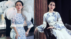 Linh Nga nổi bật không kém Phạm Băng Băng trong trang phục Á Đông cách tân