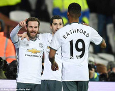 Song sát Mata - Ibra giúp Man Utd vượt ải West Ham