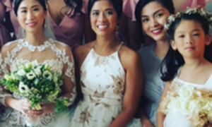 Tăng Thanh Hà lộ rõ bụng bầu khi dự lễ cưới xa hoa nhà chồng