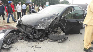 Tài xế Camry gây tai nạn liên hoàn trên quốc lộ