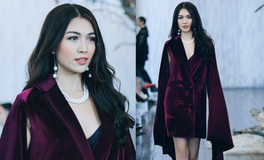 Á hậu Lệ Hằng 'giấu quần', khoe dáng gợi cảm