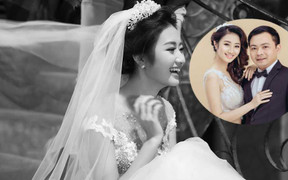 Hậu trường chụp ảnh cưới của hoa hậu Thu Ngân và chồng đại gia hơn 19 tuổi