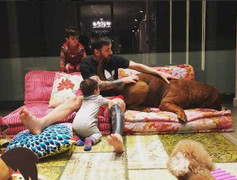 Choáng với chó khổng lồ nhà Messi