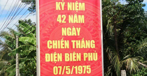 Áp phích 'ăn bớt' số năm kỉ niệm chiến thắng Điện Biên Phủ
