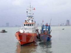 Cấp cứu và phát thuốc kịp thời cho 6 thành viên trên tàu cá gặp nạn