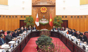 Thủ tướng Nguyễn Xuân Phúc hội đàm với Thủ tướng Nhật Bản Shinzo Abe