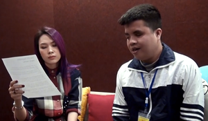 Xúc động nghe bản thu ‘Sầu tím thiệp hồng’ của Mỹ Tâm và chàng trai khiếm thị