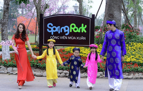 Độc đáo Lễ hội hoa xuân Ecopark lớn nhất miền Bắc 2017