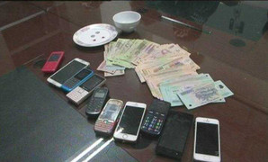 Triệt phá ổ xóc đĩa ngay tại đầm nuôi thuỷ sản