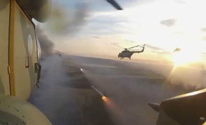 Mãn nhãn xem trực thăng vũ trang Nga xả tên lửa trong tập trận