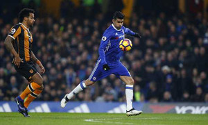 Diego Costa ghi bàn, Chelsea thắng dễ Hull City