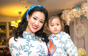 Maya tổ chức sinh nhật 2 tuổi cho con gái cưng