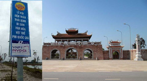 Thái Bình khẳng định không có biển quảng cáo đền Trần ‘phi quốc gia’
