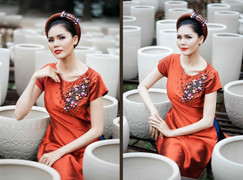 Sau khi công khai sửa mũi, Á hậu Kim Nguyên tự tin xuất hành đầu năm