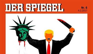 Hình 'Trump chặt đầu Nữ thần Tự do' trên tạp chí Đức gây tranh cãi