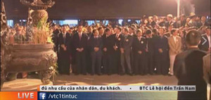 Truyền hình trực tiếp Lễ Khai ấn Đền Trần 2017