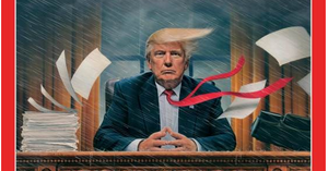 Ông Trump 'trong mưa gió ở Nhà Trắng' lên bìa tạp chí TIME