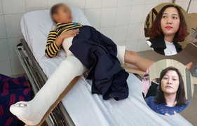 Video: Giáo viên trường Nam Trung Yên nói gì về vụ học sinh bị gãy chân?