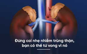 3 dấu hiệu cảnh báo nhiễm trùng thận