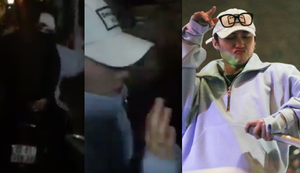 Video: Sơn Tùng đi xe máy 'kẹp 3', không đội mũ bảo hiểm ở phố cổ Hà Nội