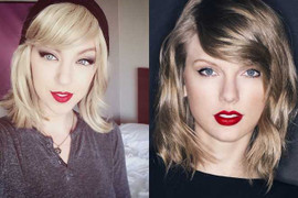 'Bản sao' nữ ca sĩ Taylor Swift hoàn hảo đến từng chi tiết