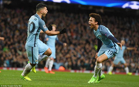 Man City đánh bại AS Monaco trong cơn mưa bàn thắng