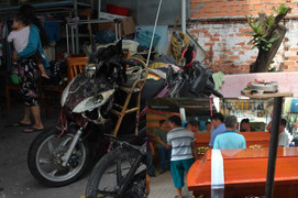 Hiện trường vụ cháy khiến 4 người trong gia đình chết thảm ở Bình Dương