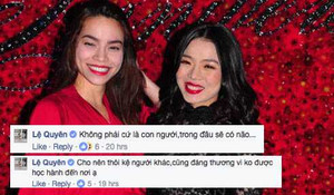 Bị chê 'kém sang', Lệ Quyên nói Hà Hồ ít học, đầu không có não?