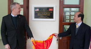 Đại sứ Ted Osius khánh thành trường học Mỹ xây dựng ở Hà Giang